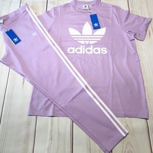 purple adidas set